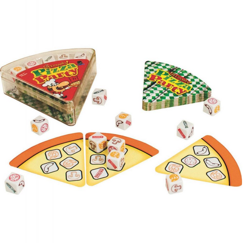 University Games Pizza Party Dice & Card Game