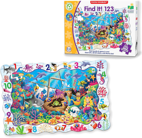 University Games Puzzle Doubles Find It! 123