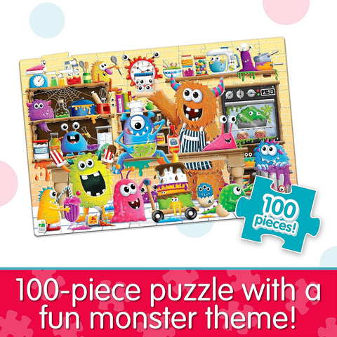 University Games Puzzle Doubles Glow in the Dark Monsters