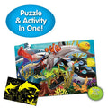 University Games Puzzle Doubles Sea Life Glow in the Dark