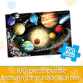 University Games Puzzle Doubles Space Glow in the Dark