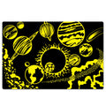 University Games Puzzle Doubles Space Glow in the Dark