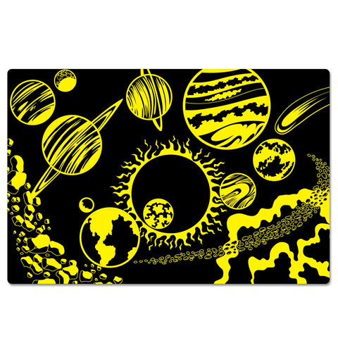 University Games Puzzle Doubles Space Glow in the Dark
