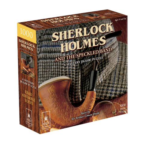 University Games Sherlock Holmes The Speckled Band Mystery Jigsaw Puzzle 1000pcs