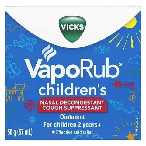 Vicks Vaporub Children's Nasal Decongestant Ointment 50g