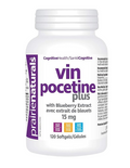 Prairie Naturals Vinpocetine with Blueberry Extract 15mg (Various Sizes) - YesWellness.com