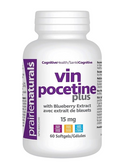 Prairie Naturals Vinpocetine with Blueberry Extract 15mg (Various Sizes) - YesWellness.com