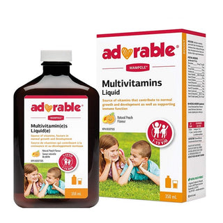 Wampole Adorable Multivitamins Liquid Peach 350mL