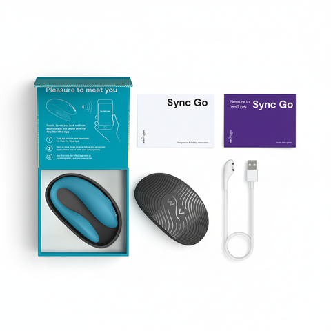 We-Vibe Sync Go Turquoise Couples Vibrator We-Vibe Sync Go Turquoise Couples Vibrator