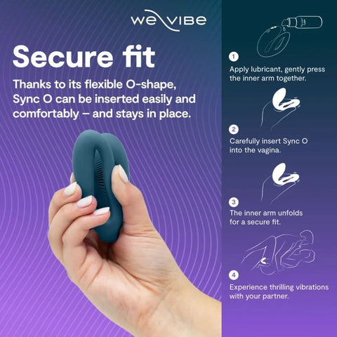 We-Vibe Sync O Green Velvet Couples Vibrator