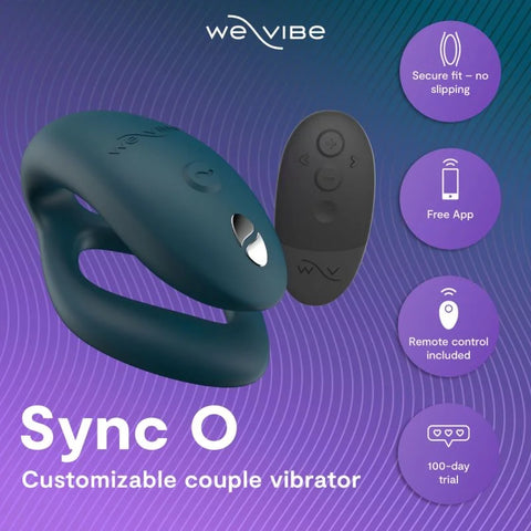 We-Vibe Sync O Green Velvet Couples Vibrator