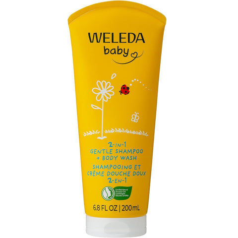 Weleda Baby 2 in 1 Gentle Shampoo and Body Wash 200mL