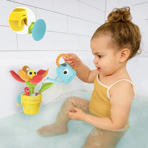 Yookidoo Peek-A-Bee Bumble Bee Flower Tub Pot Bath Toy