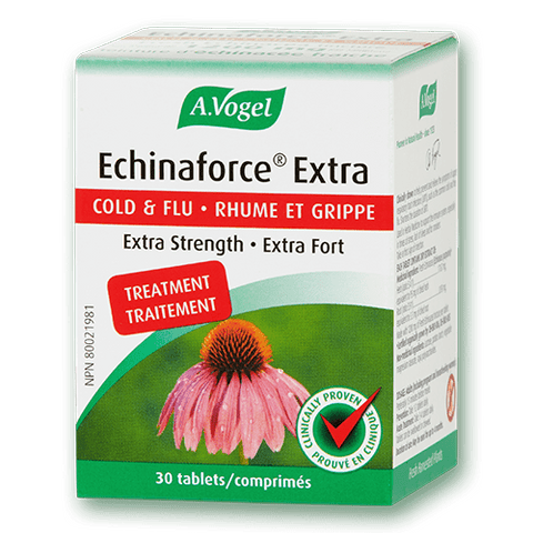 A.Vogel Echinaforce Extra Cold & Flu Extra Strength 1200mg - YesWellness.com