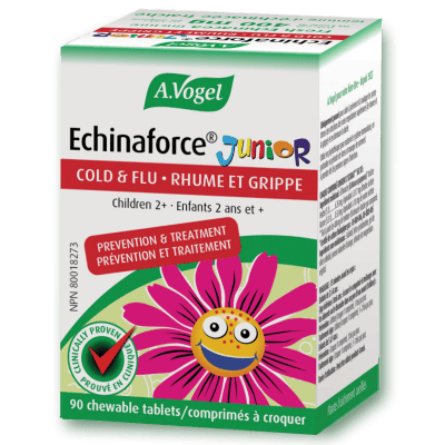Expires February 2026 Clearance A. Vogel Echinaforce Cold and Flu Junior 90 Chewable Tablets