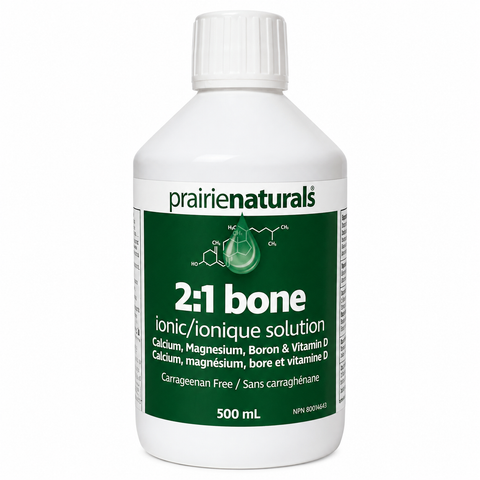 Prairie Naturals Ionic Bone Solution 2:1 - 500mL