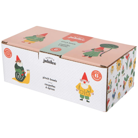 Danica Jubilee Gnome Grown Pinch Bowls Set of 6 Assorted