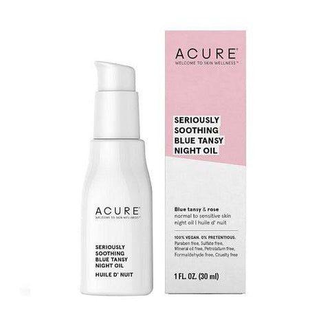 ACURE Seriously Soothing Blue Tansy Night Oil 30mL - YesWellness.com