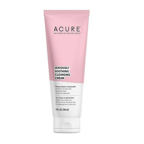 ACURE Seriously Soothing Cleansing Cream 118mL - YesWellness.com