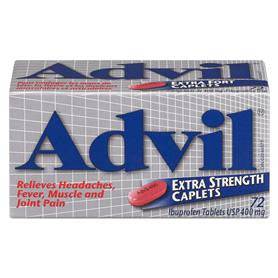 Advil Extra Strength 72 Caplets - YesWellness.com