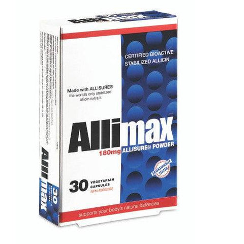 Expires May 2026 Clearance Allimax 180 mg 30 Vegetarian Capsules