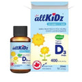 allKiDz Vegan Vitamin D3 Drops 25ml - YesWellness.com