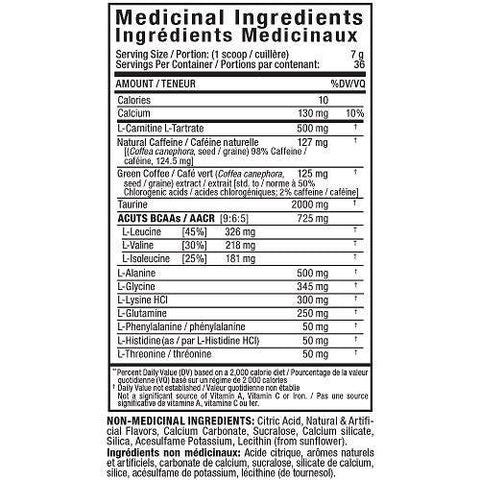 Allmax Nutrition A:Cuts Amino Charged Energy 252g - YesWellness.com