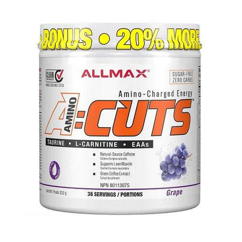 Allmax Nutrition A:Cuts Amino Charged Energy 252g - YesWellness.com