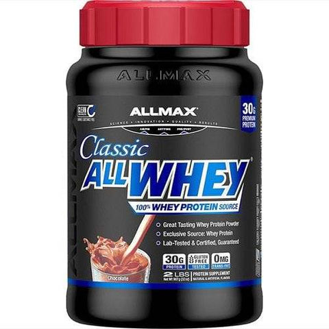 Expires June 2024 Clearance Allmax Nutrition AllWhey 2 lbs Chocolate - YesWellness.com