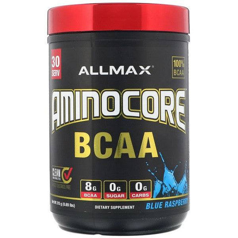Allmax Nutrition Aminocore BCAA  Blue Raspberry - 315g - YesWellness.com