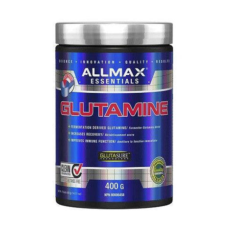 Expires July 2024 Clearance Allmax Nutrition L-Glutamine Powder 400g - YesWellness.com