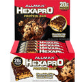 Allmax Nutrition Hexapro Protein Bar 54g x 12 Chocolate Chip Cookie Dough Box