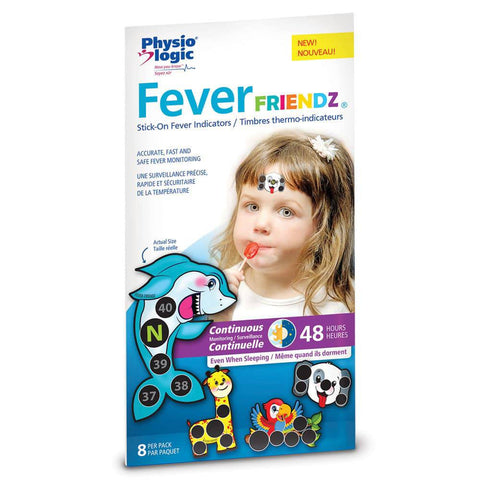AMG Medical PhysioLogic Fever Friendz Stick-On Fever Indicators 8 per pack - YesWellness.com