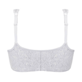 Amoena Fleur Wire-Free Bra Grey - YesWellness.com