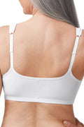 Amoena Fleur Wire-Free Bra White - YesWellness.com