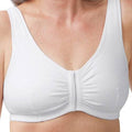 Amoena Fleur Wire-Free Bra White - YesWellness.com