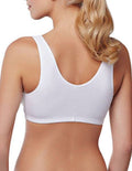 Amoena Frances Soft Cup Front Fastening Post Surgical Bra - White - YesWellness.com