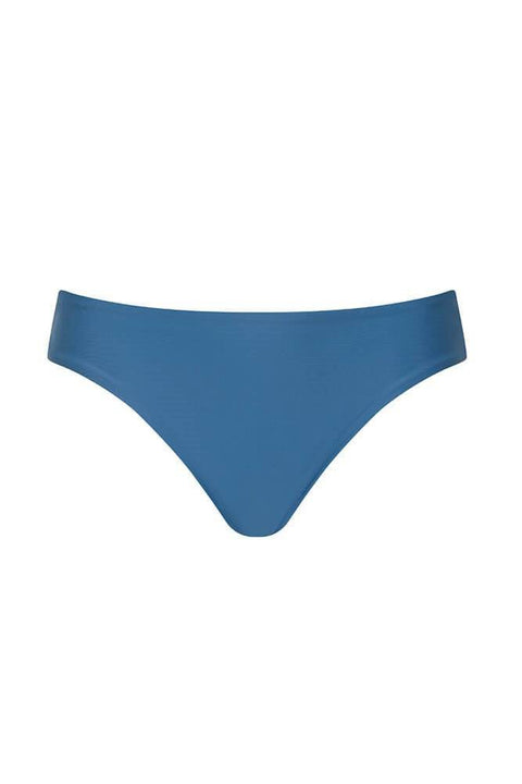 Amoena Modern Jungle Reversible Swim Panty - Twilight Blue/Leafy Green - YesWellness.com