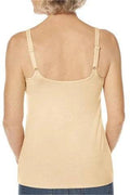 Amoena Valletta Tank Top with Built-in Mastectomy Bra - Sand (Nude) - YesWellness.com