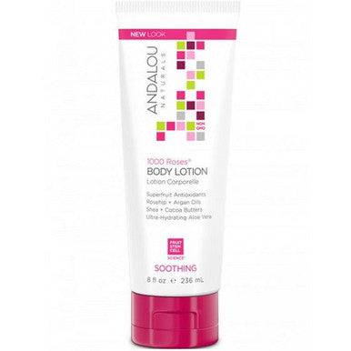 Andalou Naturals 1000 Roses Soothing Body Lotion 236ml - YesWellness.com