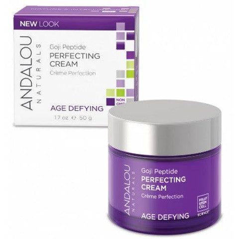 Andalou Naturals Age Defying Goji Peptide Perfecting Cream 50mL - YesWellness.com