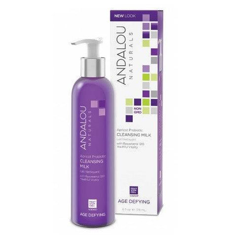 Andalou Naturals Apricot Probiotic Cleansing Milk 178 ml - YesWellness.com