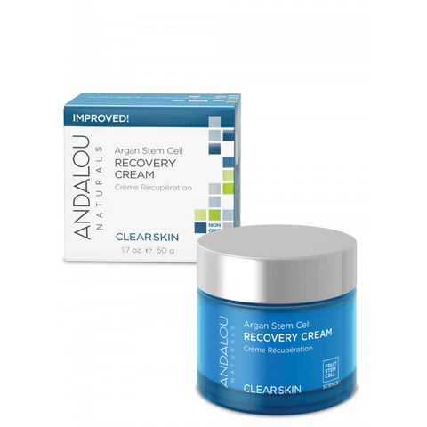 Andalou Naturals Clear Skin Argan Stem Cell Recovery Cream 50 grams - YesWellness.com