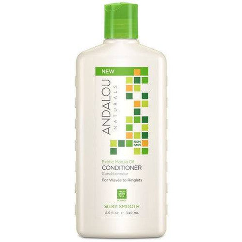 Andalou Naturals Exotic Marula Oil Silky Smooth Conditioner 340 ml - YesWellness.com