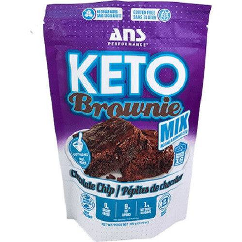 Ans Performance KETO Brownie Mix Chocolate Chip 395g - YesWellness.com