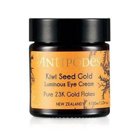 Antipodes Kiwi Seed Gold Luminous Eye Cream 30mL - YesWellness.com