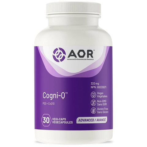 AOR Cogni-Q - 30 veg capsules - YesWellness.com