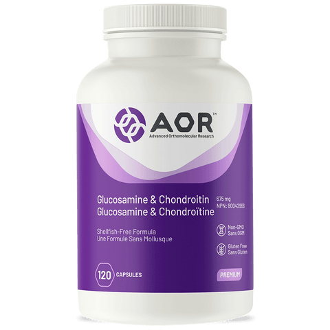 AOR Glucosamine & Chondroitin - 120 Capsules - YesWellness.com