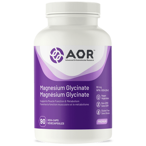 AOR Magnesium Glycinate 90mg - YesWellness.com