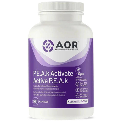 AOR P.E.A.k Activate 400mg 90 capsules - YesWellness.com